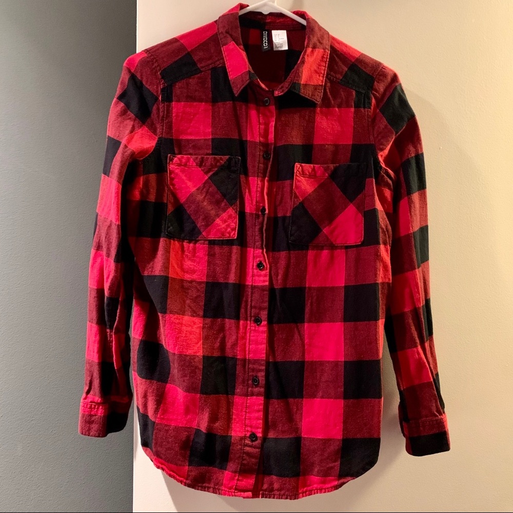 Classic Plaid Flannel Shirt